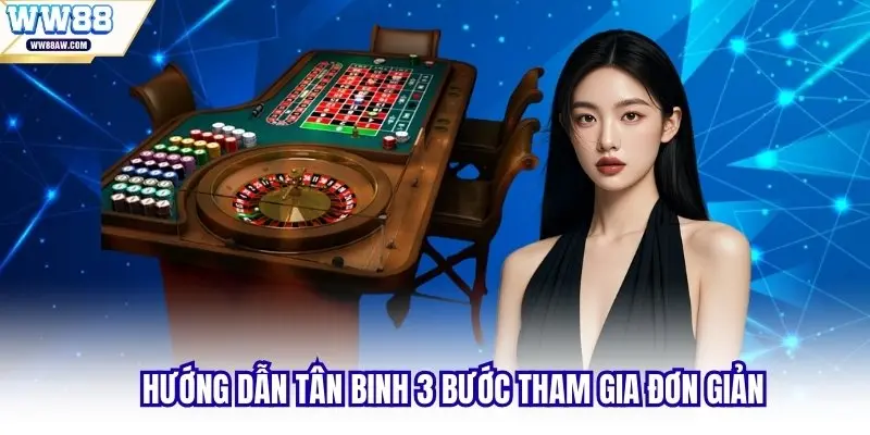 Hướng dẫn tân binh 3 bước tham gia đơn giản